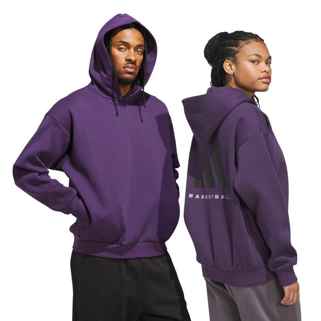 Moletom Adidas Capuz Fleece Basketball