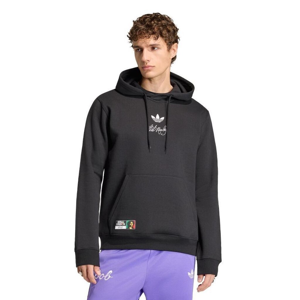 Moletom Adidas com Capuz Bob Marley Originals Masculino