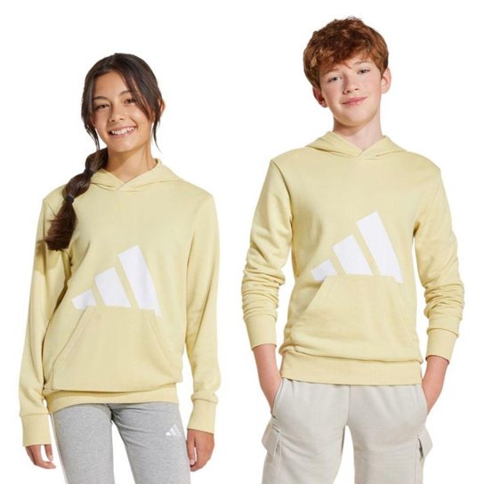 Moletom Adidas Essentials Big Logo Infantil - Amarelo 15-16