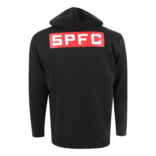 Moletom Adidas Estampado São Paulo FC DNA Masculino Preto
