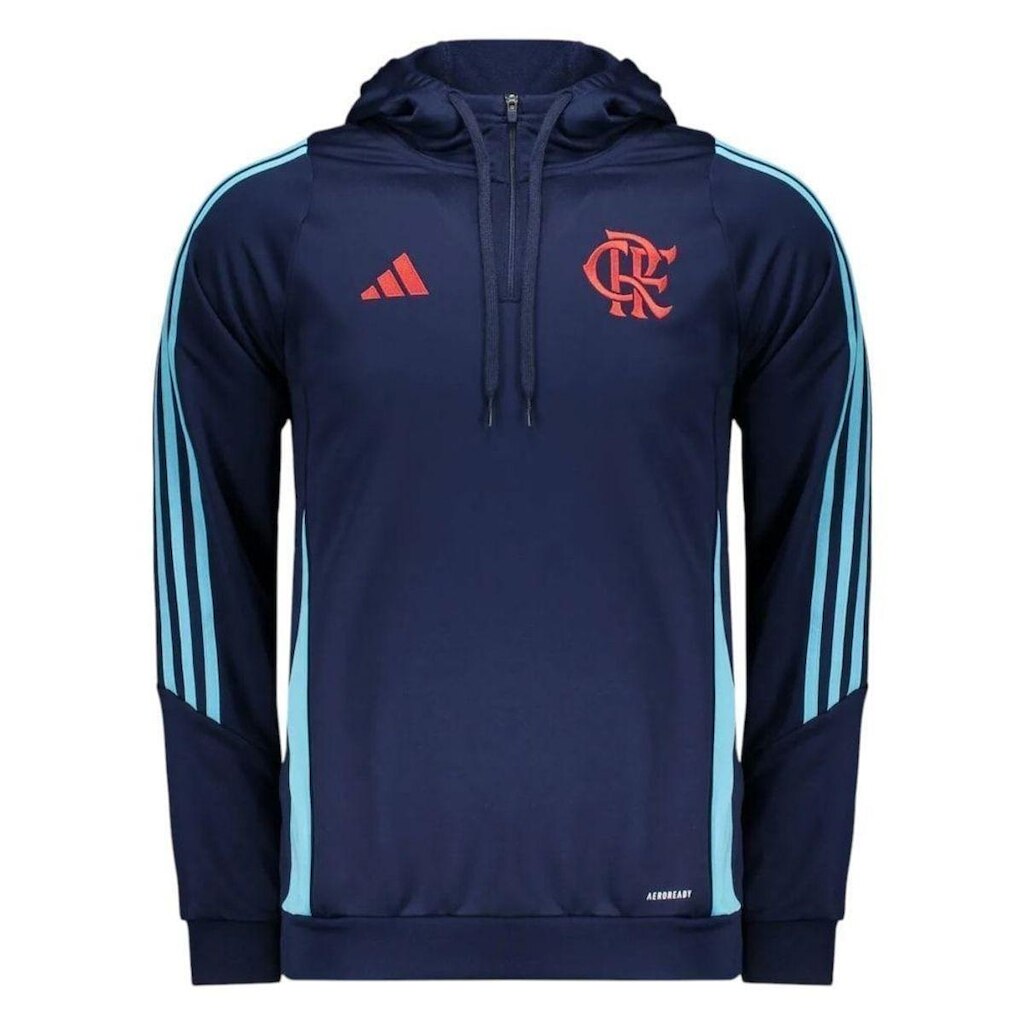 Moletom Adidas Flamengo Viagem 2025/26 Masculina - Marinho 2GG