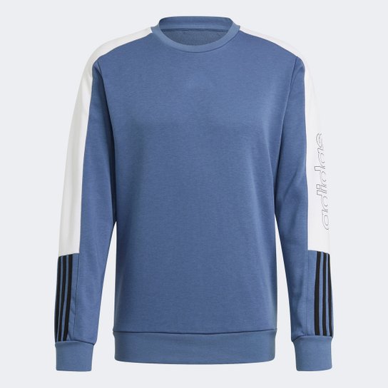 Moletom Adidas Frech Terry Logo Colorblock Masculina - Azul é ruim? Moletom Adidas Frech Terry Logo Colorblock Masculina - Azul é boa?