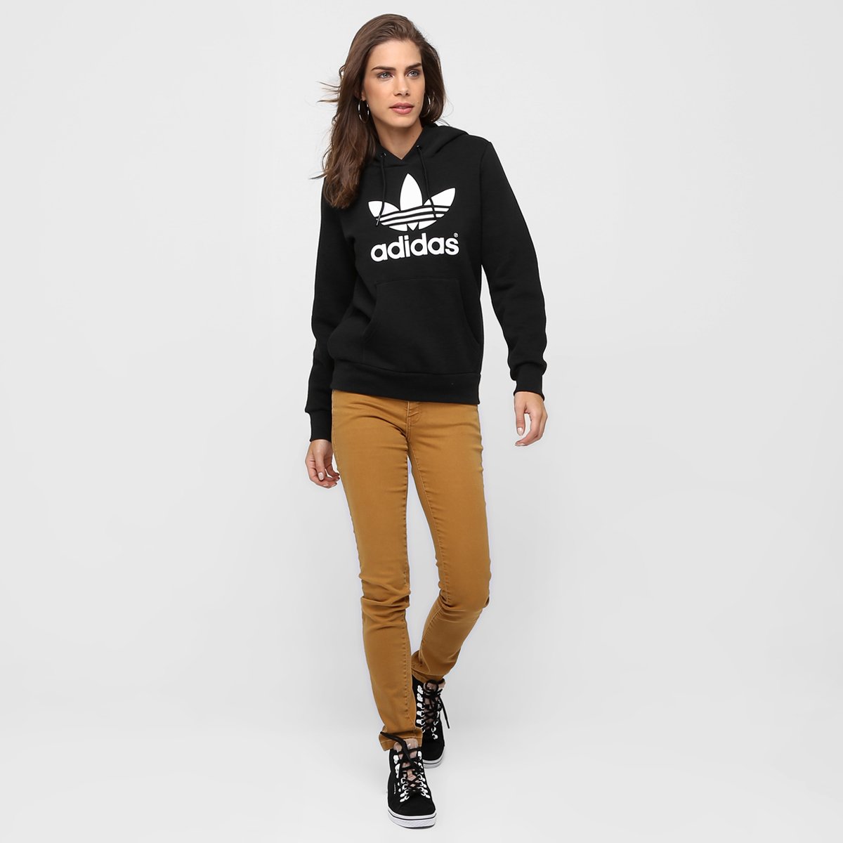 adidas originals moletom com capuz dames