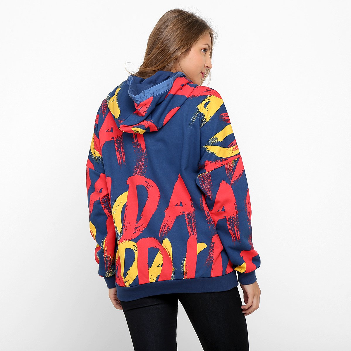 adidas printed moletom com capuz