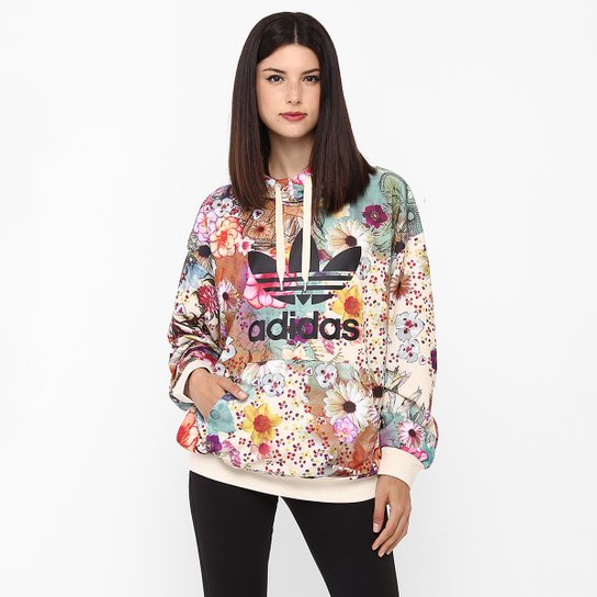 Moletom Adidas Feminino Floral Moletom Feminino Adidas Florido