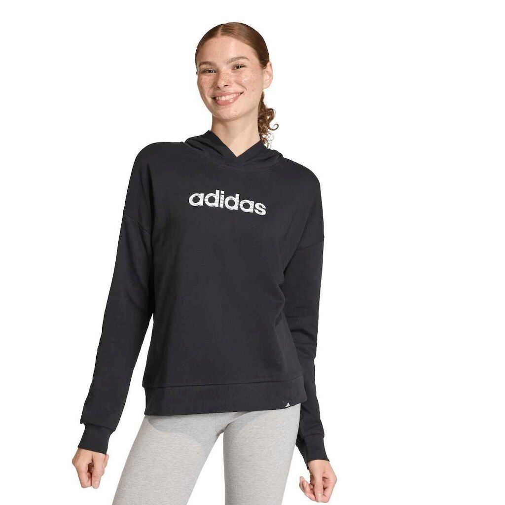 Moletom Adidas W Lin Ft Hd Vl - Preto P
