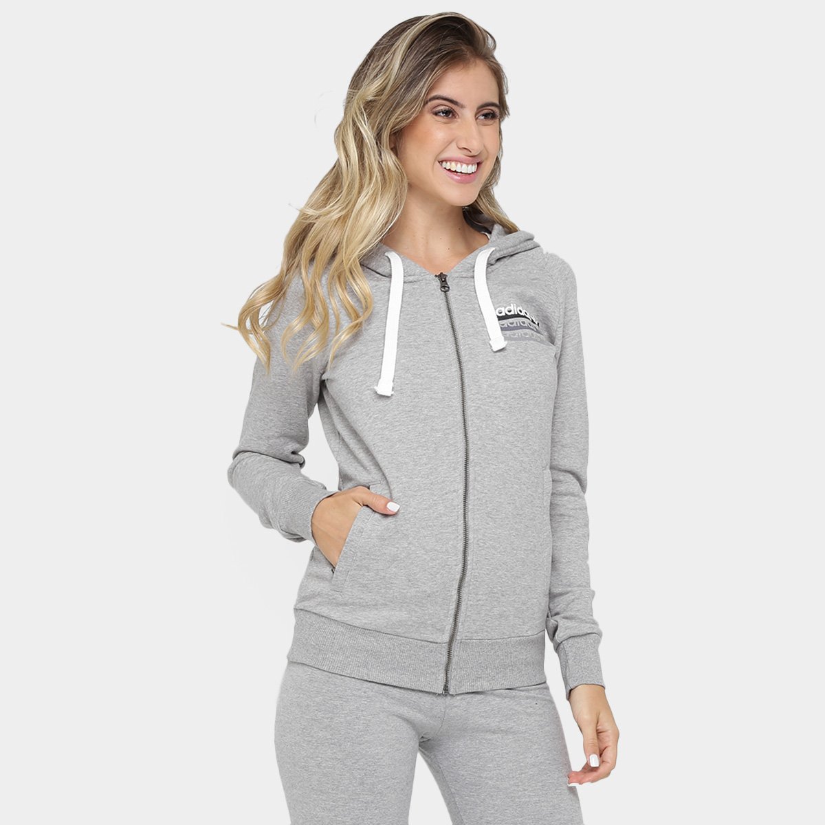 ea7 zip moletom com capuz