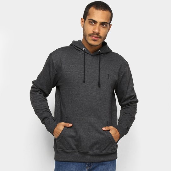 Moletom Aleatory Básico Com Capuz Masculino - Mescla