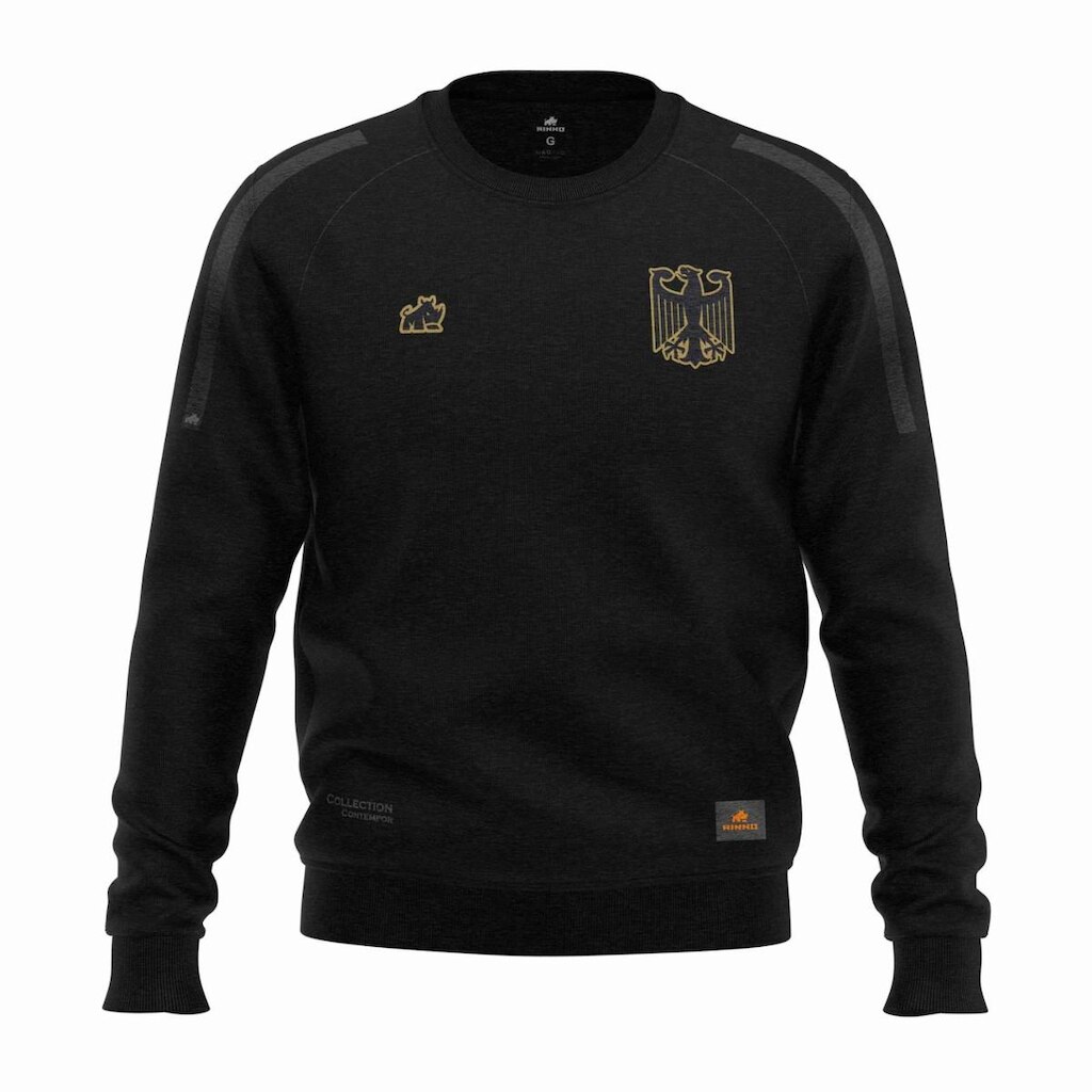 Moletom Alemanha Peluciado Original Rinno Class Preto