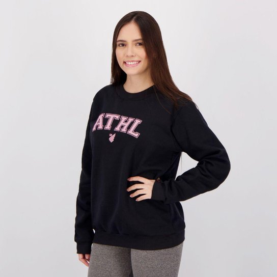 Moletom Athletico Paranaense Basic Feminino - Preto