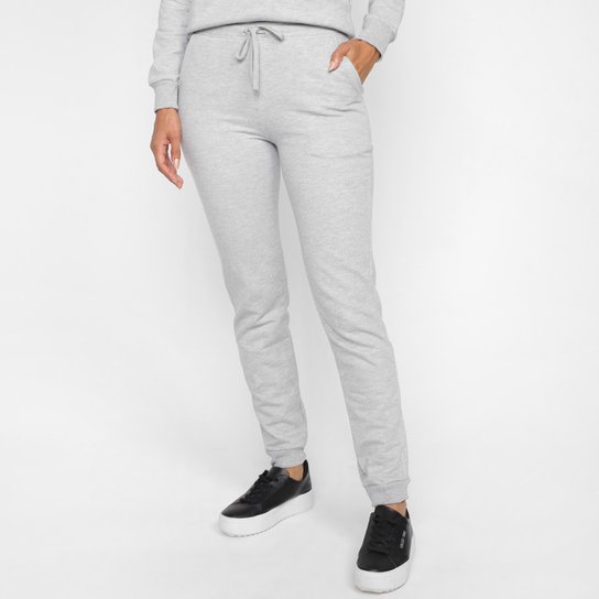 Moletom Basicamente Jogger Feminino - Mescla é ruim? Moletom Basicamente Jogger Feminino - Mescla é boa?