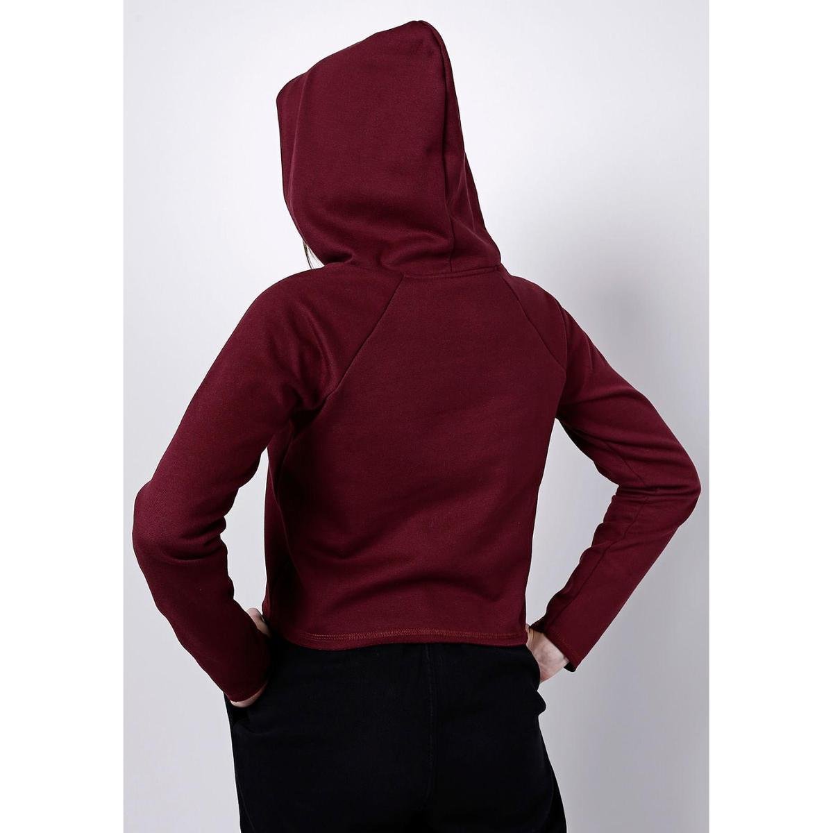velvet pullover moletom com capuz