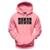 Moletom Basico Personalizado Thick Lines Apparel Shap Life - Rosa Claro