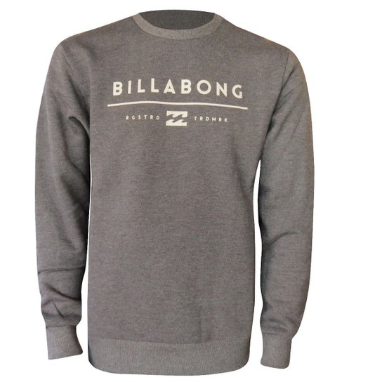 Moletom Billabong 14 Originals Masculino Cinza Netshoes