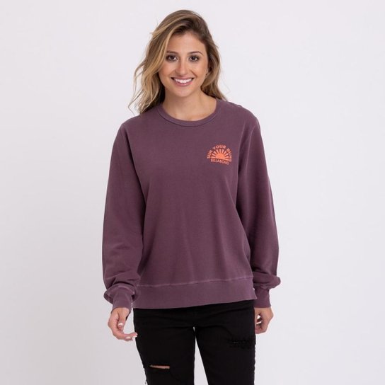 Moletom Billabong Burn All Day Feminino - Rosa