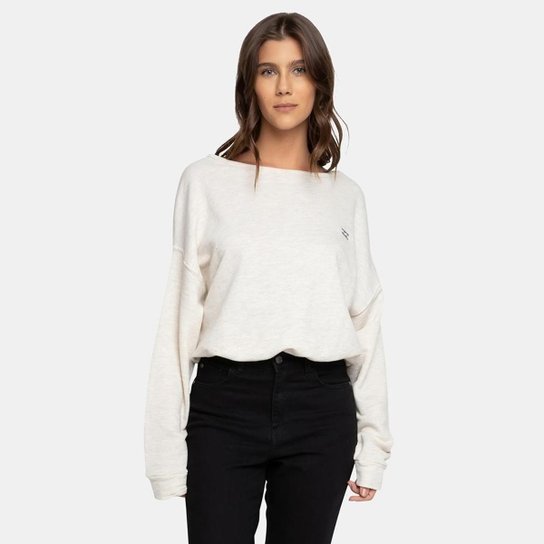 MOLETOM BILLABONG CARE STAYIN IN - CINZA MESCLA - Cinza