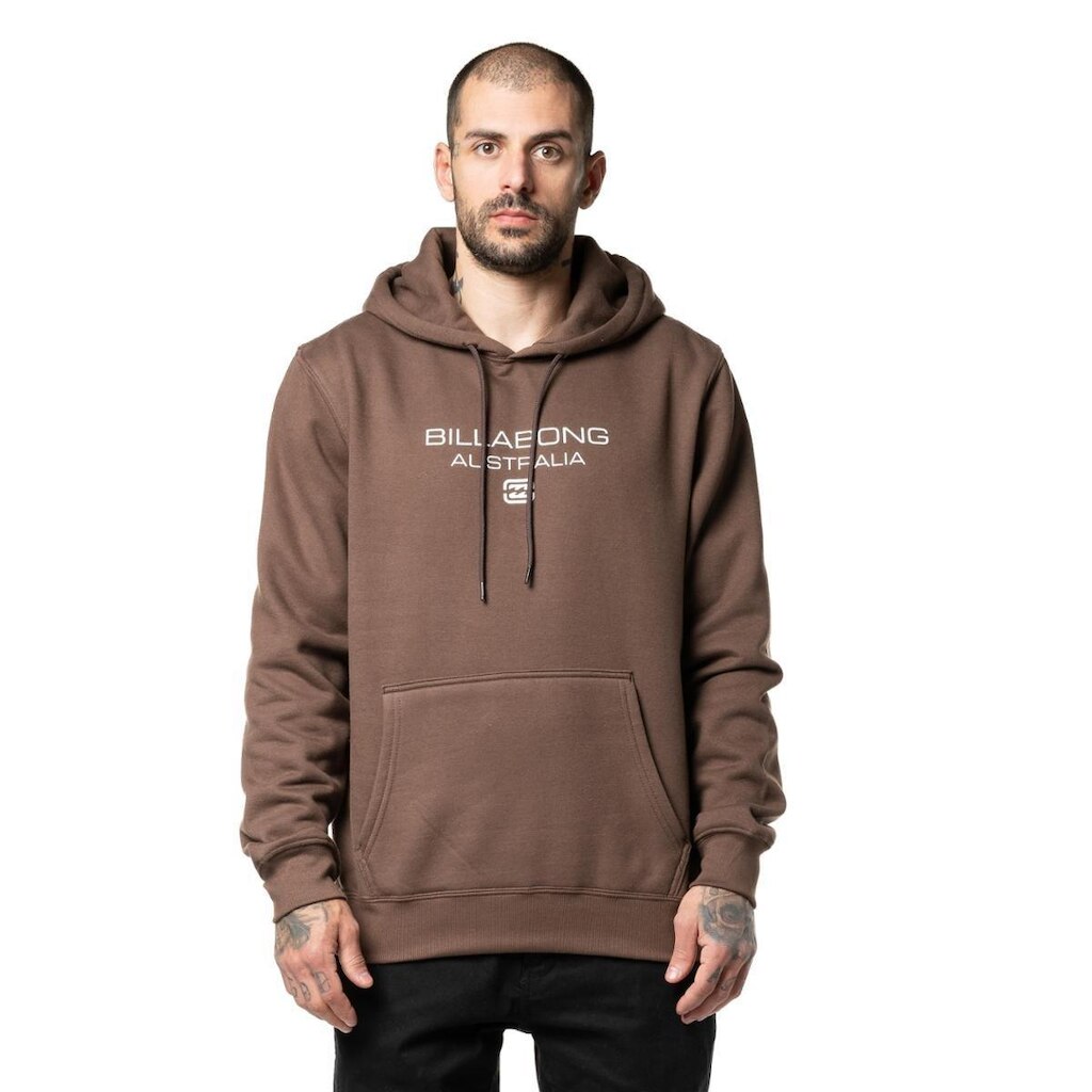 Moletom Billabong Fech Throwback 280Grm Marrom-Marrom-P