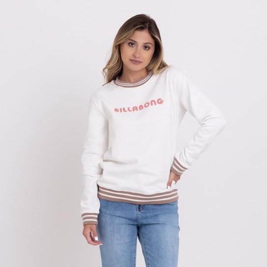 Moletom Billabong Lost Paradise Feminino - Branco