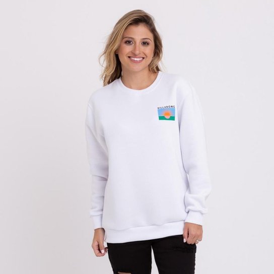 MOLETOM BILLABONG SURF VIBE - BRANCO - Branco