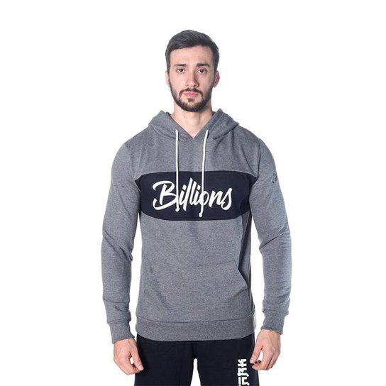 Moletom Billions Masculino - Cinza