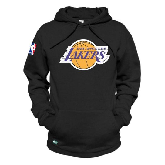 Moletom Blusa De Frio Algodão Estampado Capuz Bolso Canguru Basquete - Preto Menor preço em Moletom Blusa De Frio Algodão Estampado Capuz Bolso Canguru Basquete - Preto