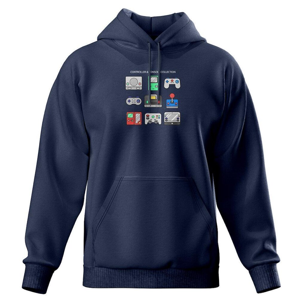 Moletom Blusa De Frio Estampada Bolso Canguru e Capuz