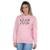 Moletom Blusa de Frio Feminino Flanelado NYC Authentic - Rosa