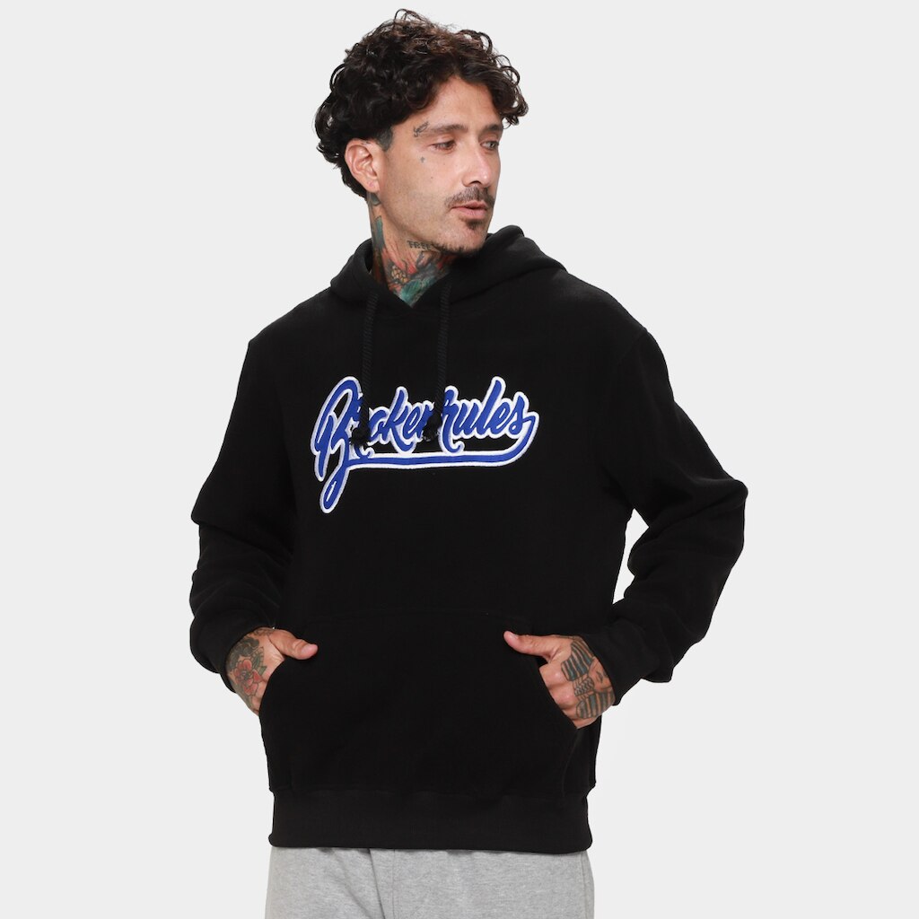 Moletom Broken Rules Bordado Masculino