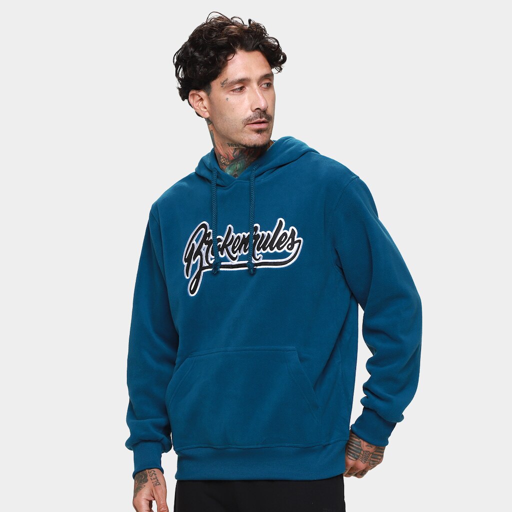 Moletom Broken Rules Bordado Masculino