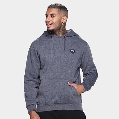 Moletom Broken Rules Patch Canguru Capuz Masculino - Masculino