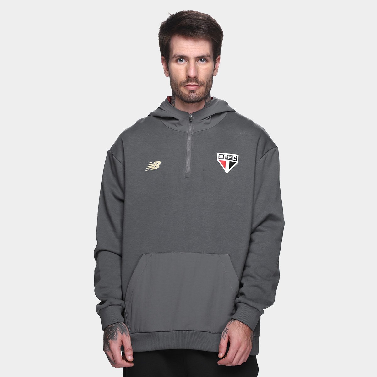 Moletom C/ Capuz Sรฃo Paulo 25/26 Viagem New Balance Masculino