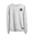 Moletom Calttony Nasa Personalizado sem Capuz gola Redonda - Branco