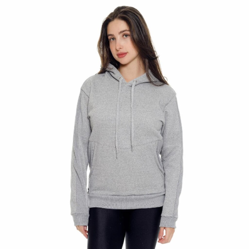 Moletom Canguro Feminino United - bege-escuro - gg