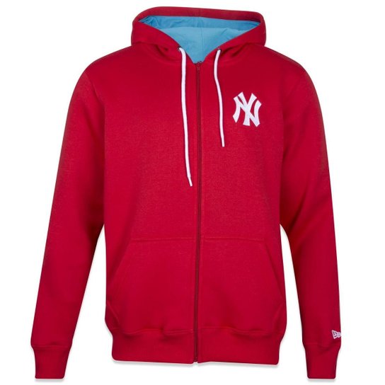 Mlb Moletom New Era Vermelho New Era Moletom MLB Large Logo OS New