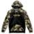 Moletom Canguru Army Snow Camuflagem - Preto+verde