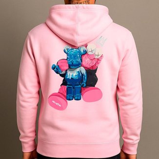 Moletom Canguru Blusa De Frio Com Bolso e Capuz Masculino Urso-Soc