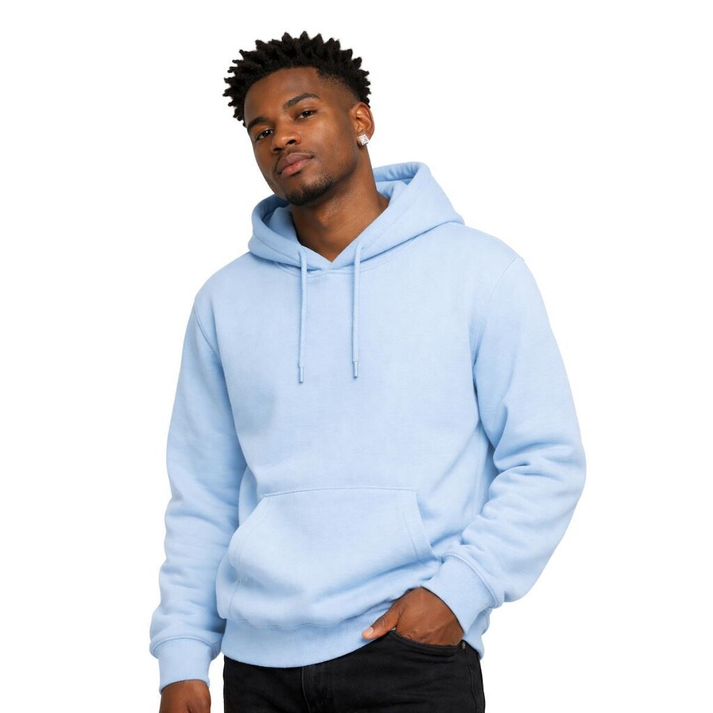 Moletom Canguru Blusa de Frio Com Capuz Algodão Inverno Relaxado