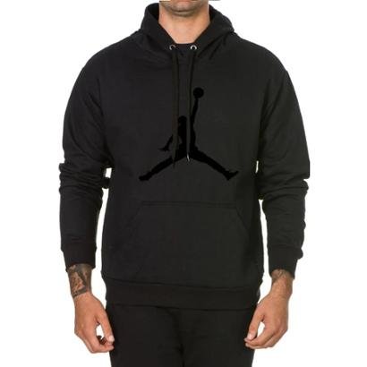 jordan black and white moletom com capuz