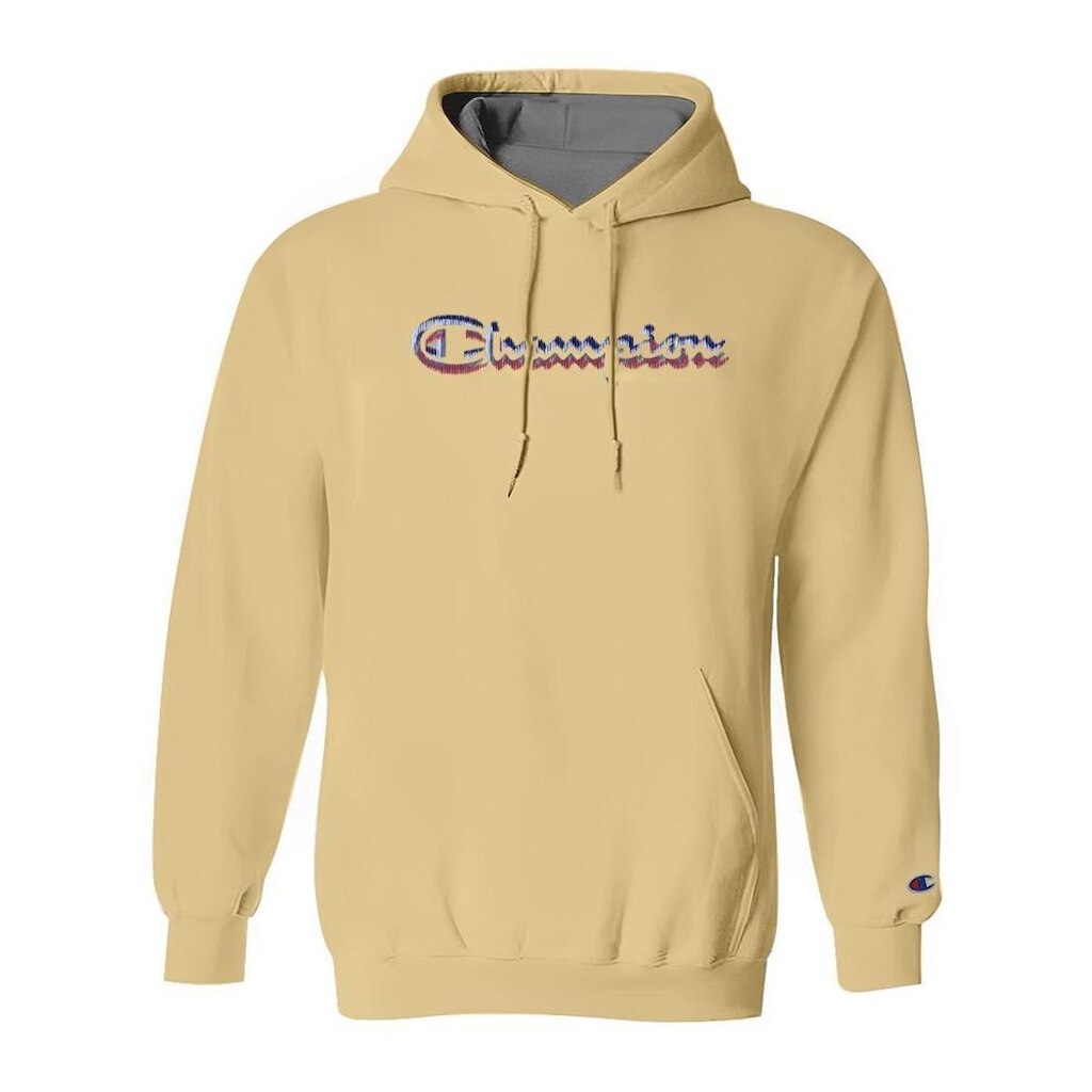 Moletom Canguru Champion Aberration Script Amarelo
