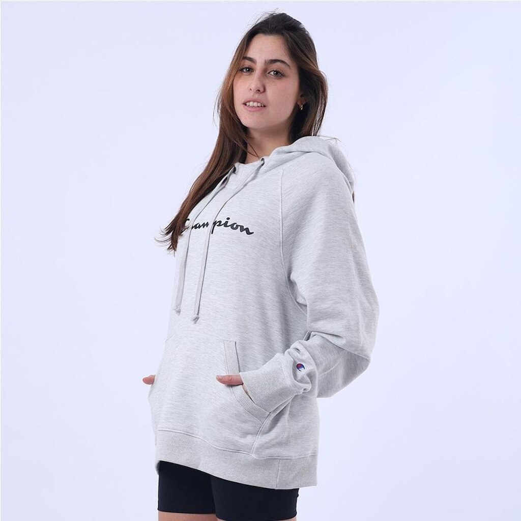 MOLETOM CANGURU CHAMPION ATHLETIC FEMININO SCRIPT LOGO INK