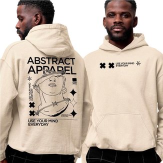 Moletom Canguru Com Capuz‎ Abstract Apparel Everyday Mode Street