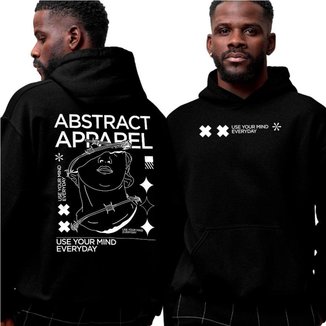 Moletom Canguru Com Capuz‎ Abstract Apparel Everyday Mode Street