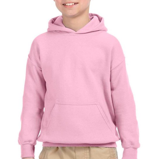 Moletom Canguru Dia a Dia Guido Clothes Feminino - Rosa