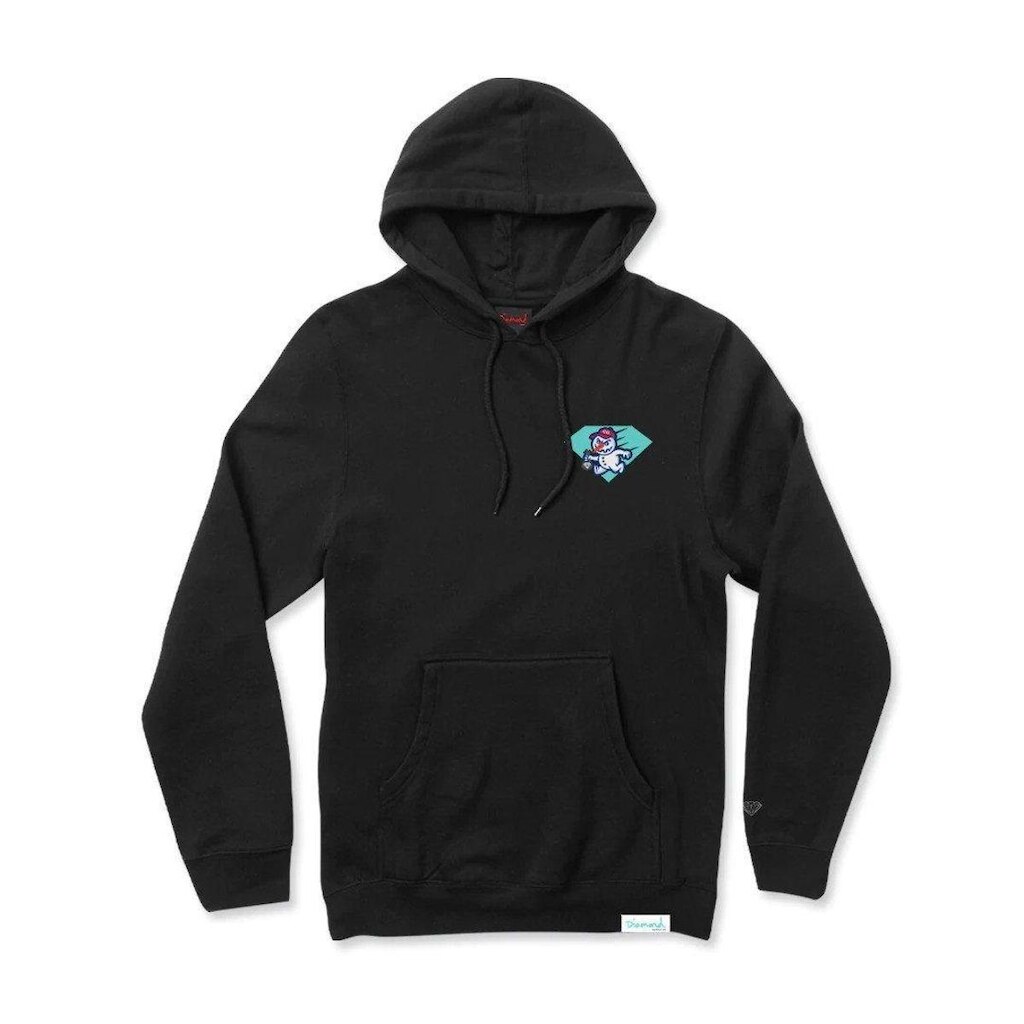 Moletom Canguru Diamond Supply Snow Man Com Capuz