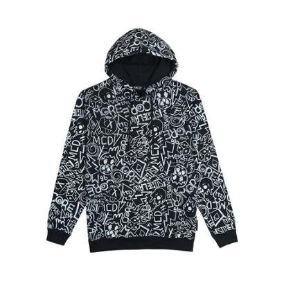Moletom Canguru Fechado MCD Trashmoji - Preto | Netshoes