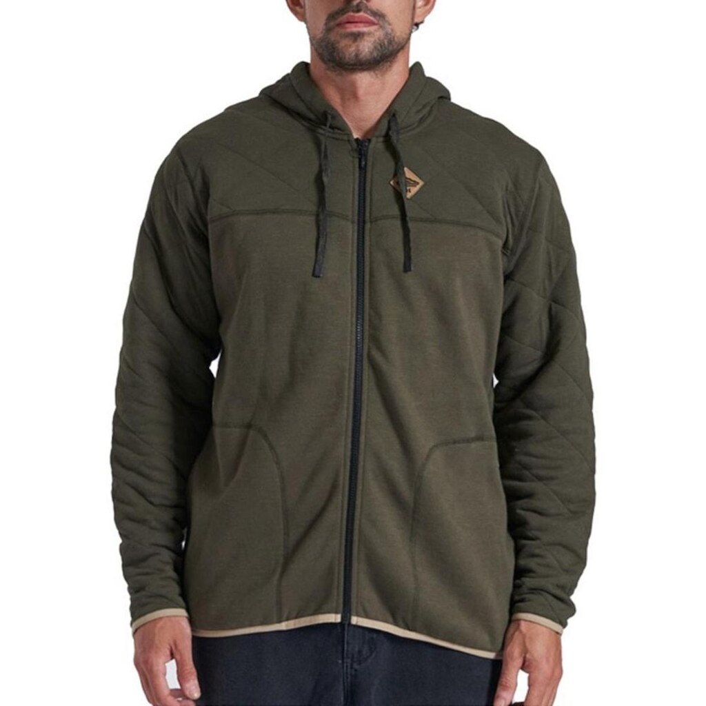 Moletom Canguru Hurley Chateau Quilted Full Zip M