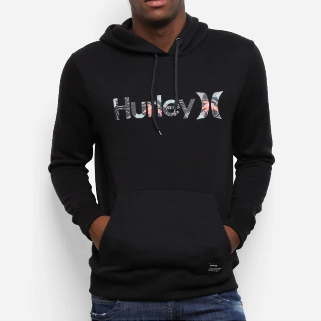 Moletom Canguru Hurley Military