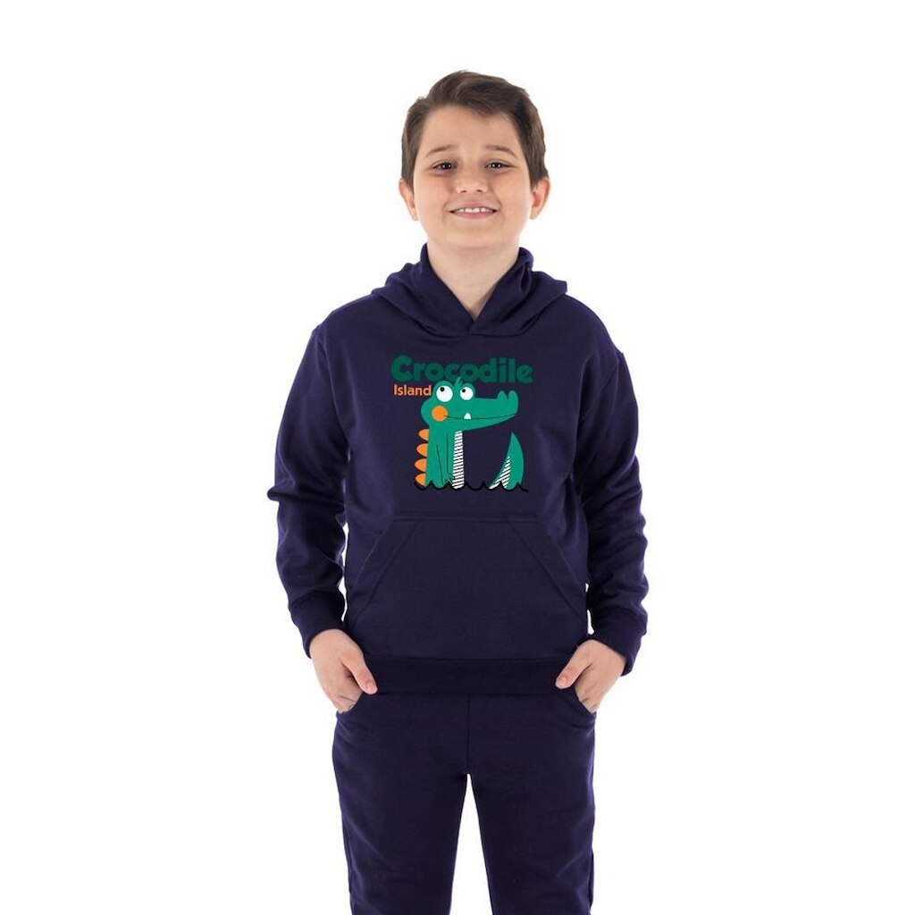 Moletom Canguru Infantil Menino Crocodilo Benellys