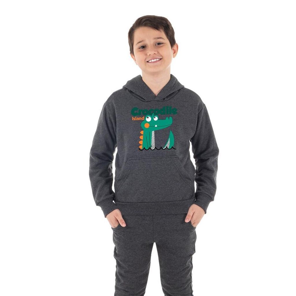 Moletom Canguru Infantil Menino Crocodilo Benellys