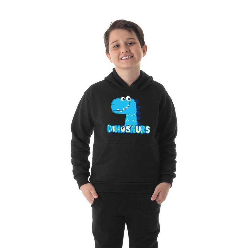Moletom Canguru Infantil Menino Dinossauro Benells